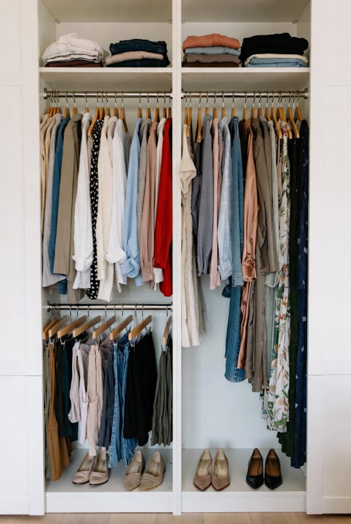 Kebiasaan Kecil yang Membuat Lemari Terlihat Lebih Rapi